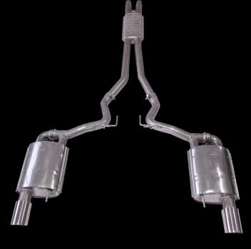 Asch Motorsport Klappen-Abgasanlage Ford Mustang GT 2015-17