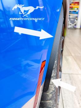 Radlaufabdeckung S650 Mustang GT für breite Reifen