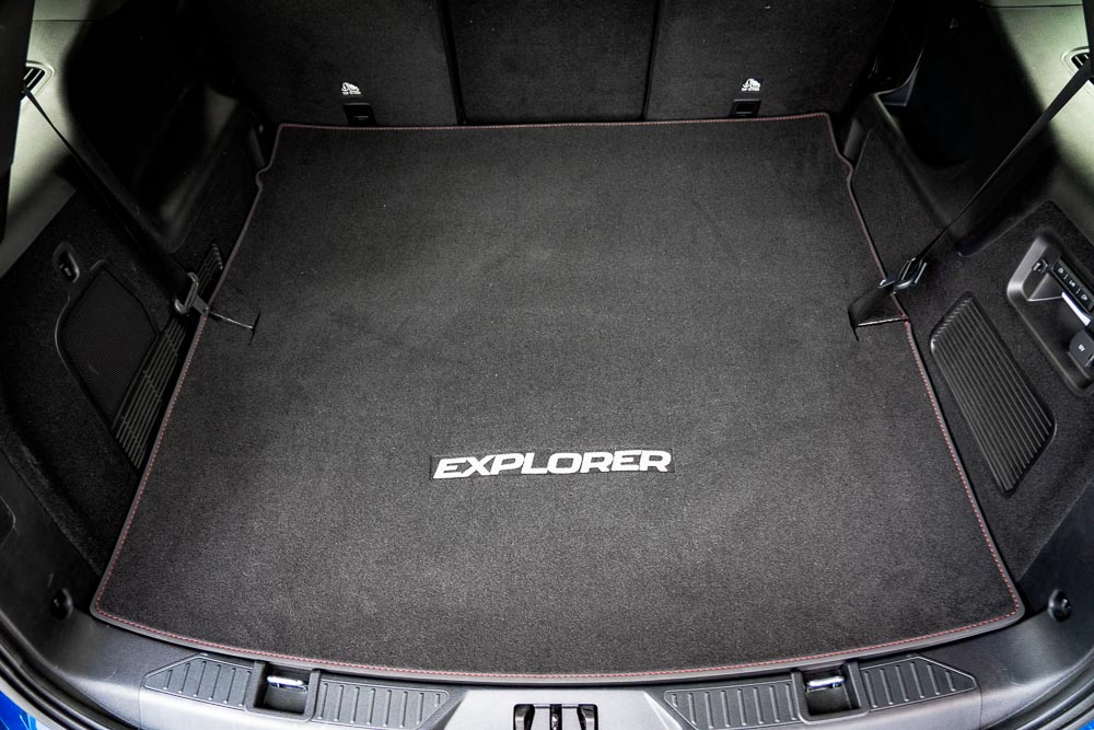 Öko Leder Kofferraummatte Kofferraumteppich für Ford S-MAX 7per 2006-2014