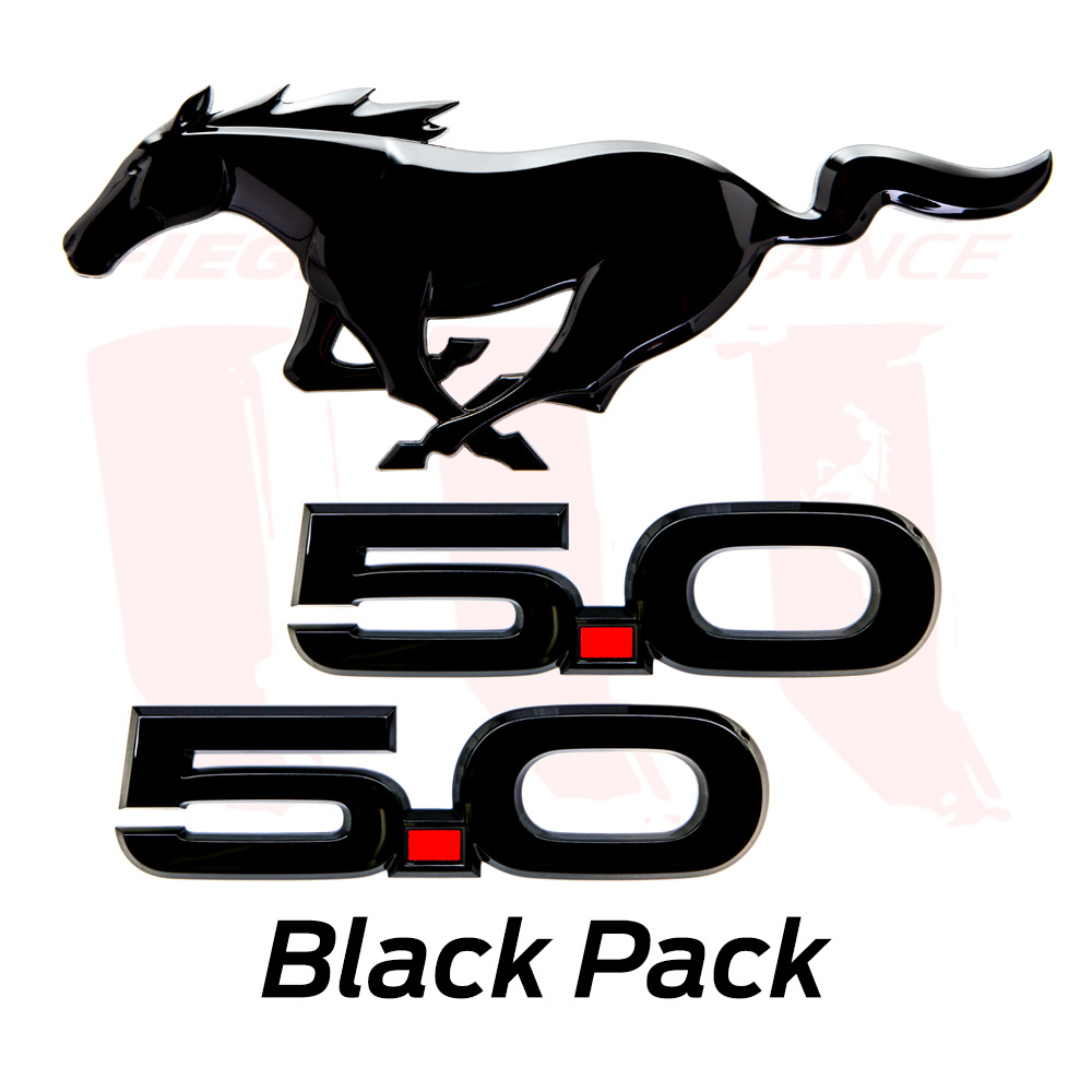 FIEGEPERFORMANCE - Mustang Emblem Black Pack