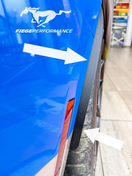 Radlaufabdeckung S650 Mustang GT für breite Reifen