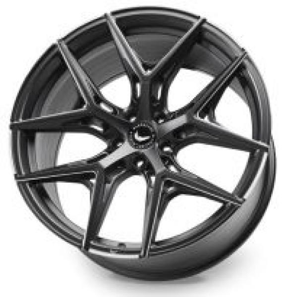Barracuda Razzer Mattschwarz 21" Felgensatz Ford Mustang S650 und S550