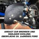Mustang S650/S550 Luftleitblech Bremsen Kühlung VA