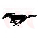 Mustang Pony Emblem Kühlergrill schwarz